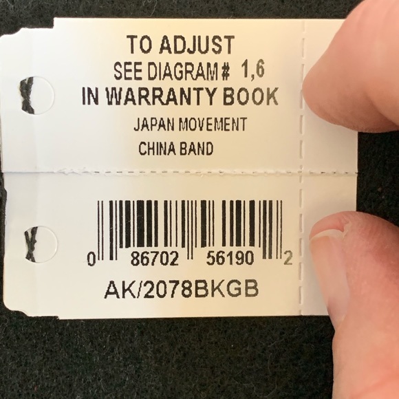 ‼️SOLD‼️ ANNE KLEIN Gold Tone Diamond Accent Watch - Picture 8 of 8